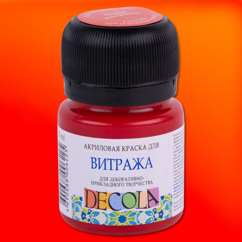 Краска акриловая для витража 