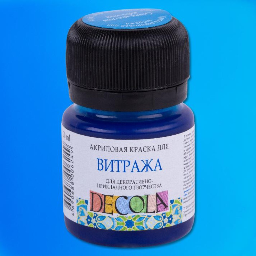 Краска акриловая для витража 