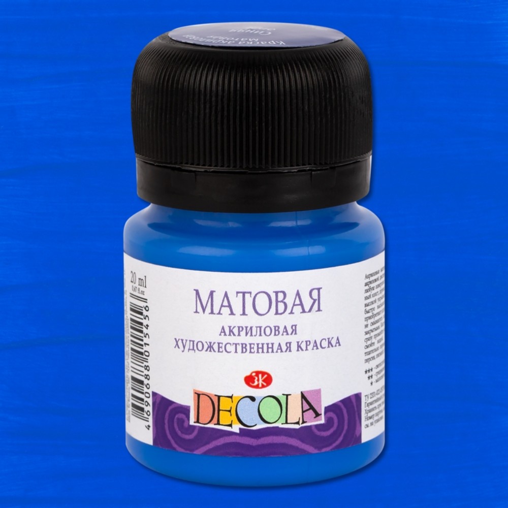 Краска акриловая матовая 