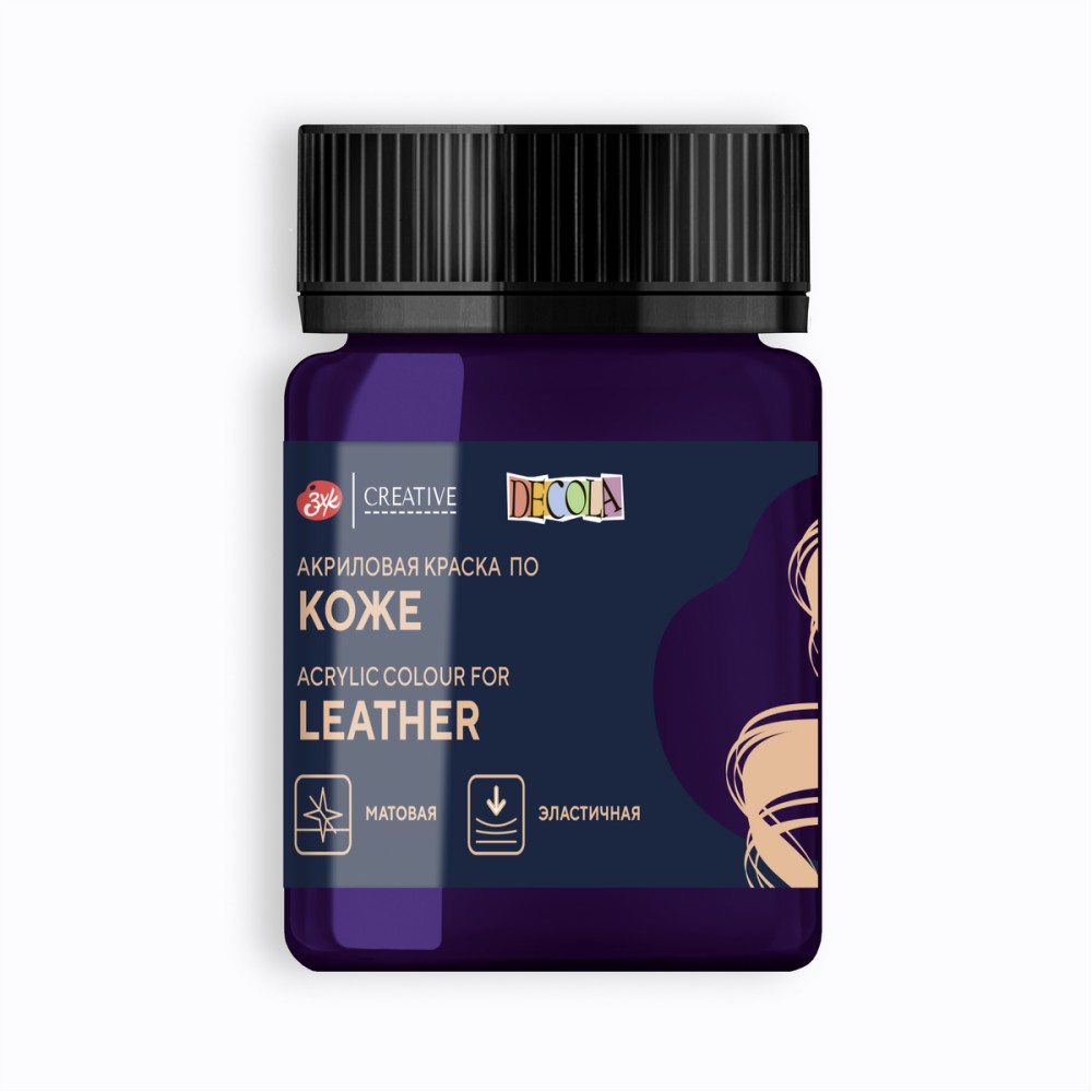 Краска акриловая для кожи 