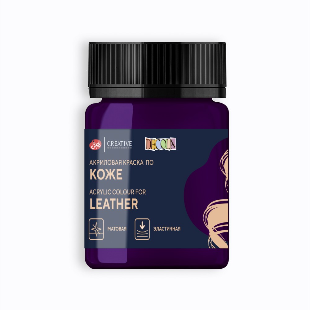 Краска акриловая для кожи 