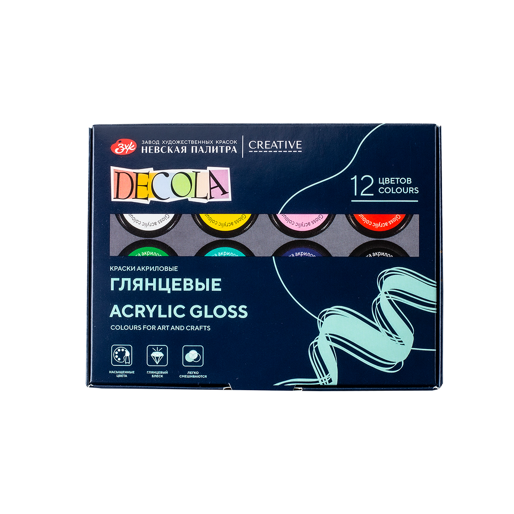 Краска акриловая глянцевая 