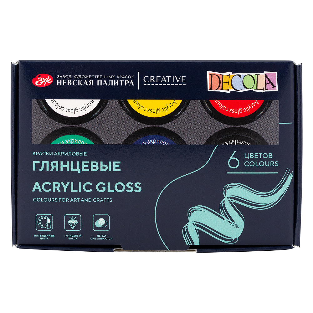 Краска акриловая глянцевая 
