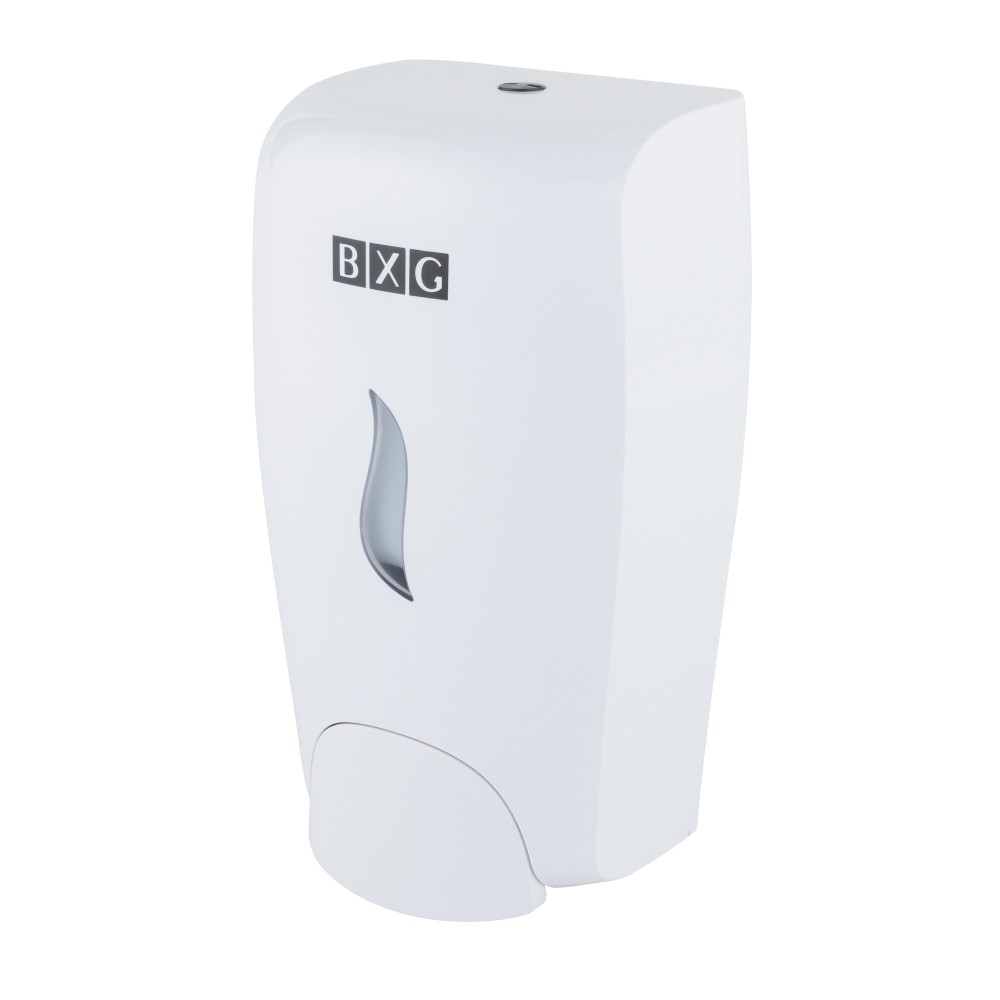 Диспенсер BXG SD-1198, для мыла жидкого 1 л, пластик, белый