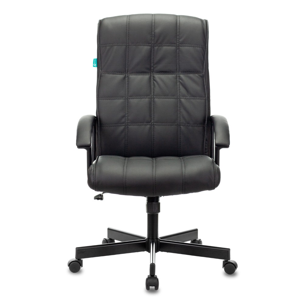 Кресло для руководителя Бюрократ CH-823AXSN, экокожа, черный, металл
