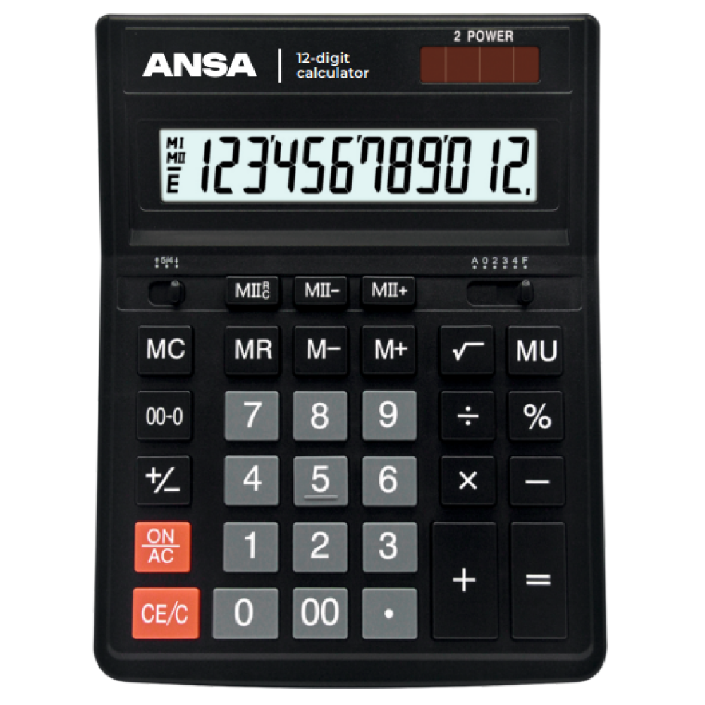 Калькулятор настольный Ansa 