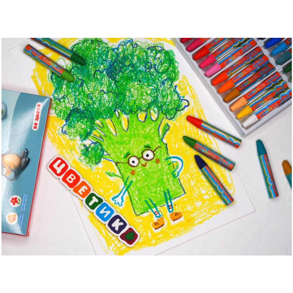 Пастель масляная детская 