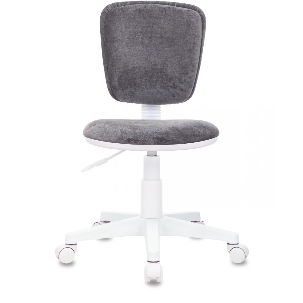 Кресло детское Бюрократ CH-W204NX, ткань, серый Italia 26, пластик, корпус белый