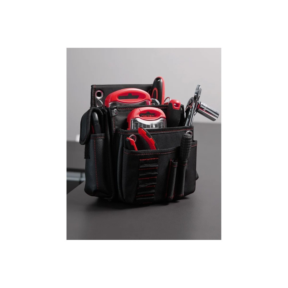 Сумка для инструментов поясная Deli RS EDL5865, черный