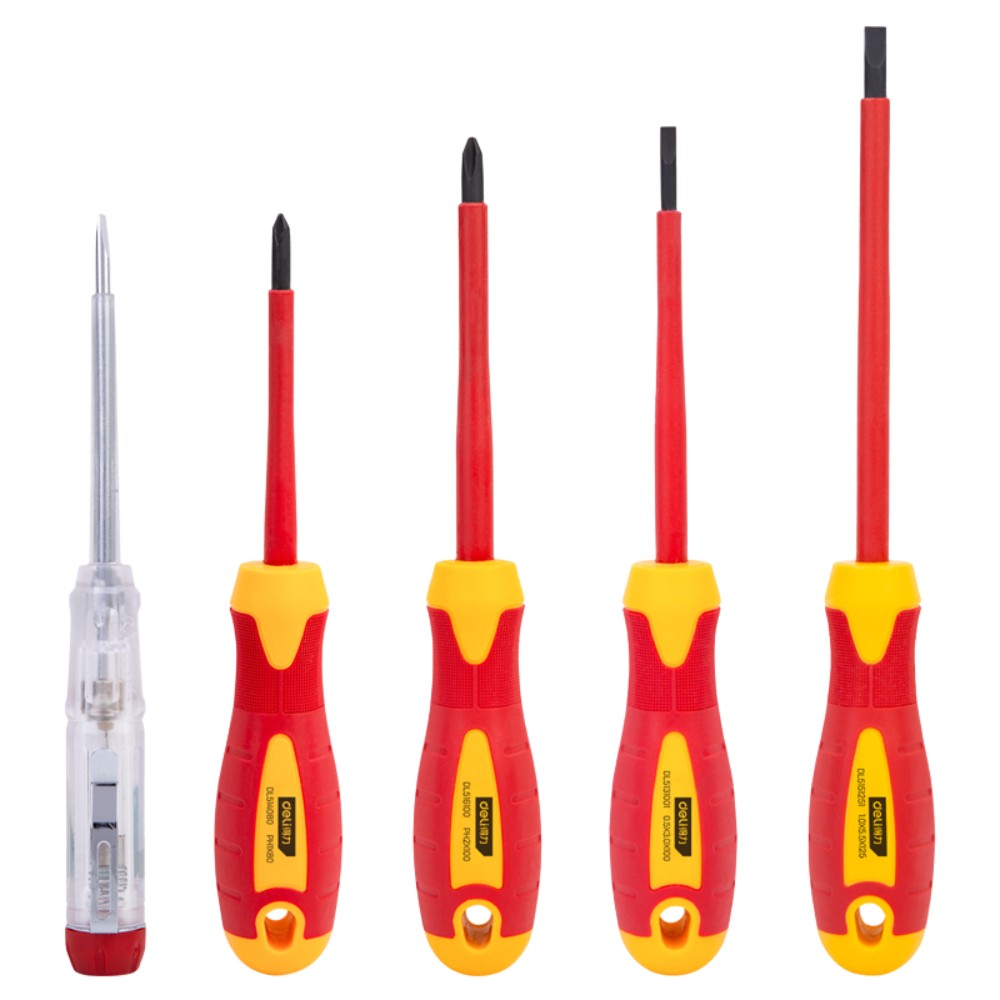 Набор отверток диэлектрических Deli YS DL510005, 5 предметов