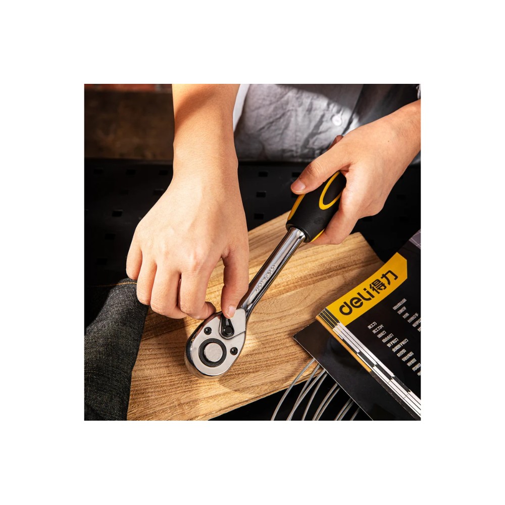 Ключ трещоточный Deli YS EDL2521 1/2