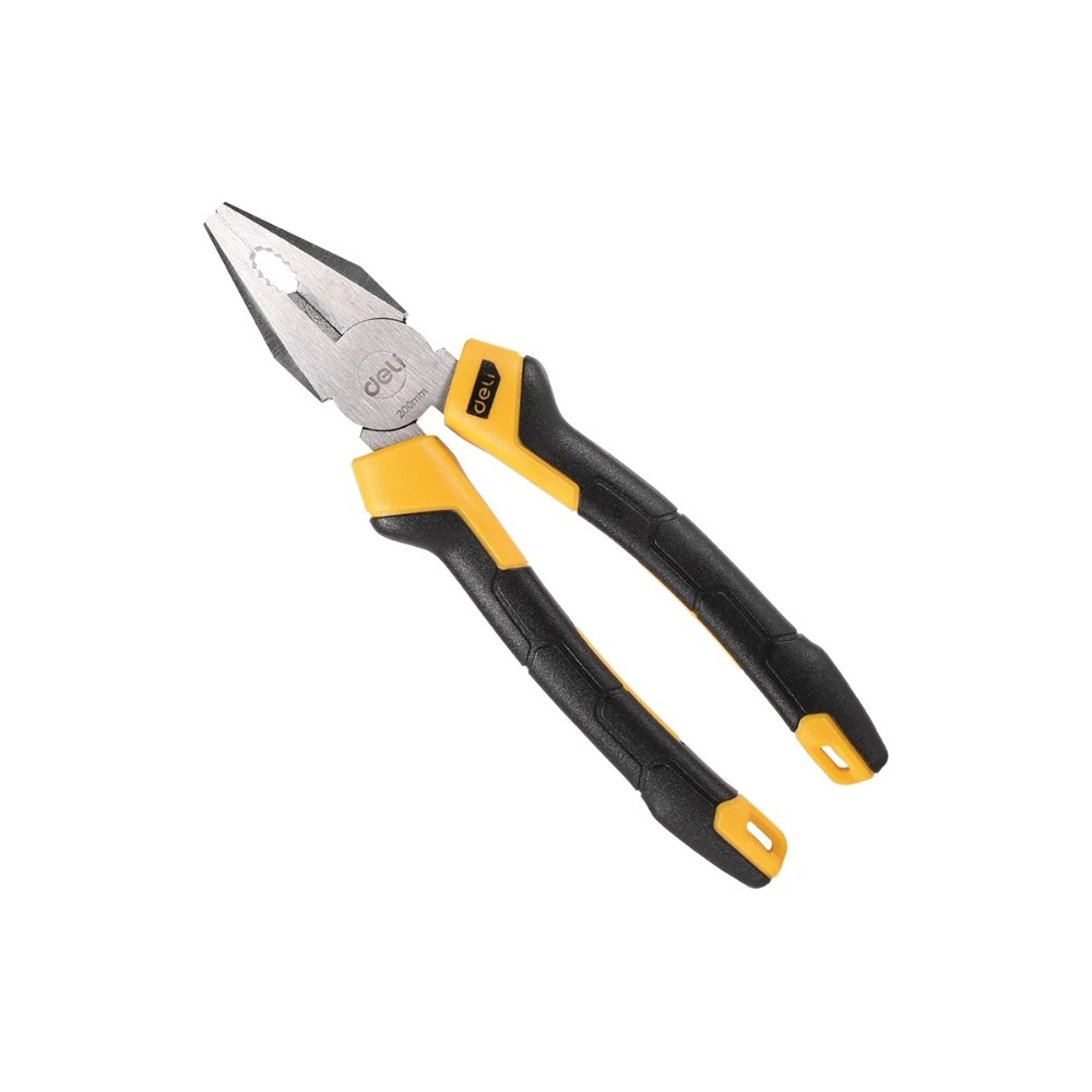 Плоскогубцы Deli YS EDL2008Z, 200 мм., желтый, черный