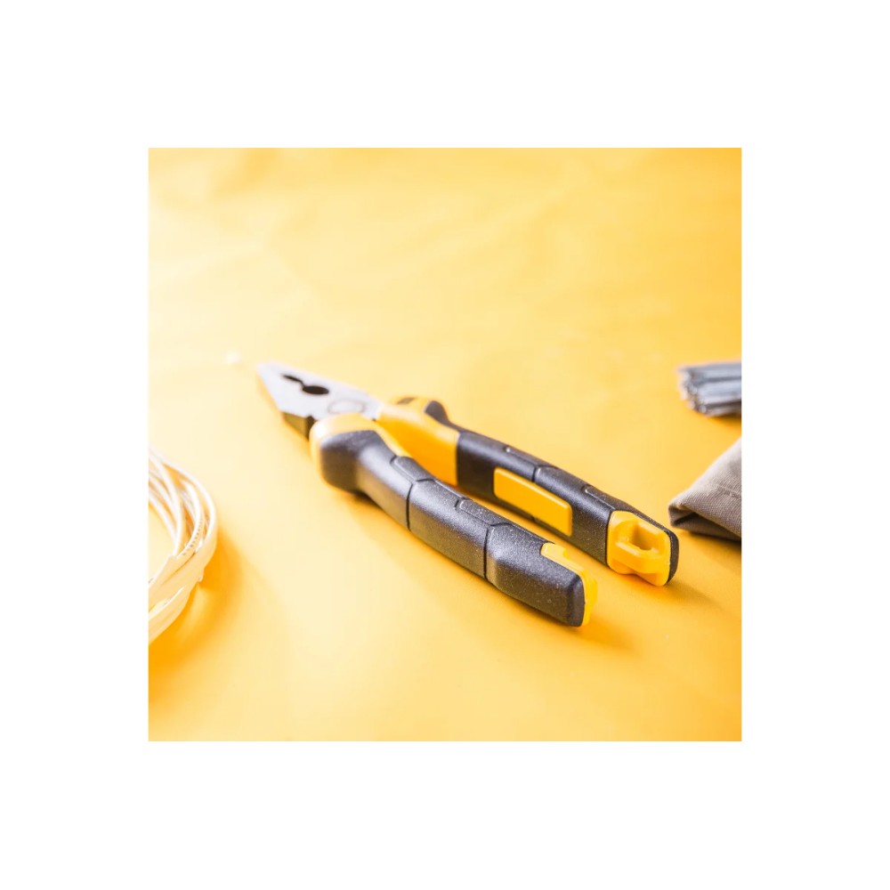 Плоскогубцы Deli YS EDL2008Z, 200 мм., желтый, черный