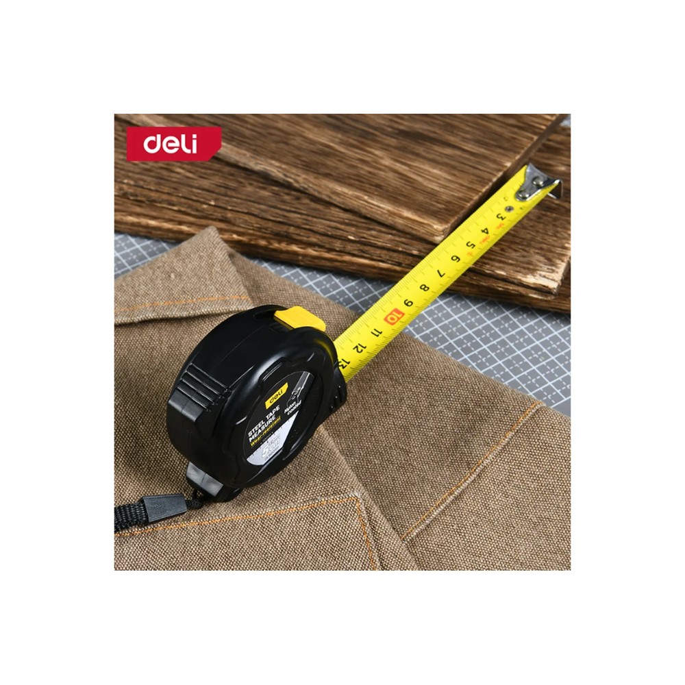 Рулетка Deli YS EDL9005P, 5 м х 19 мм, желтый, черный
