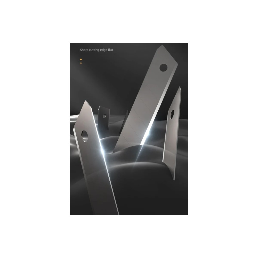 Нож строительный Deli HS EHT4018, 18 мм, Soft Touch, черный