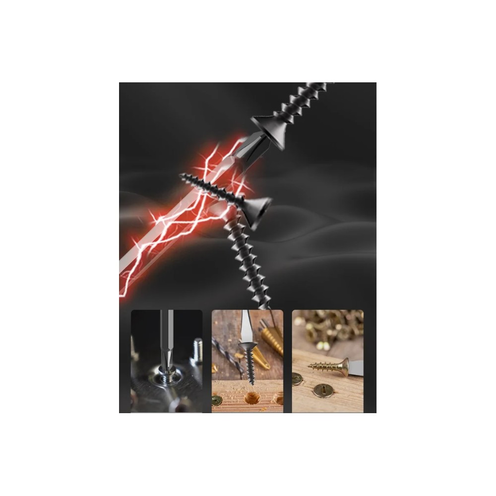 Отвертка Deli HS EHT1055, PH2х180 мм, Soft Touch, черный