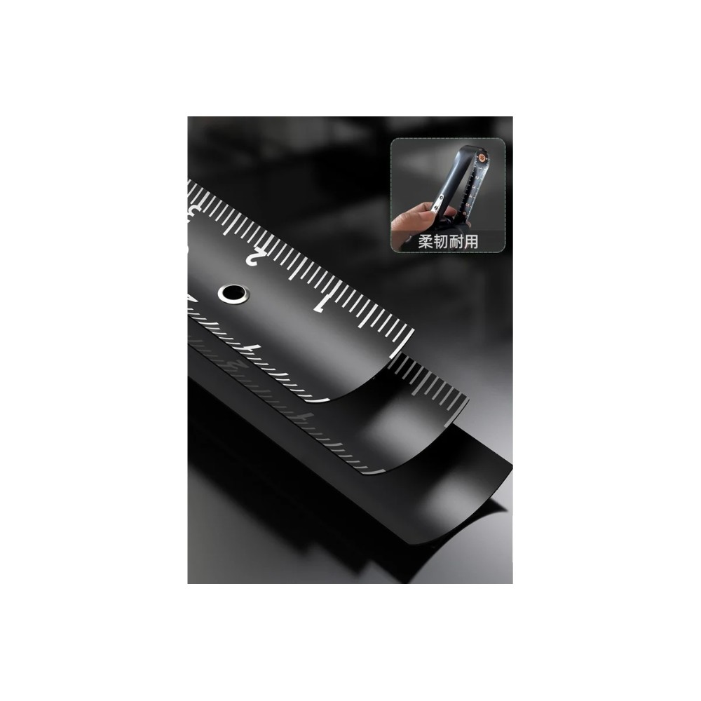 Рулетка Deli HS HT8316C, 3м х 16 мм, Soft Touch, оранжевый