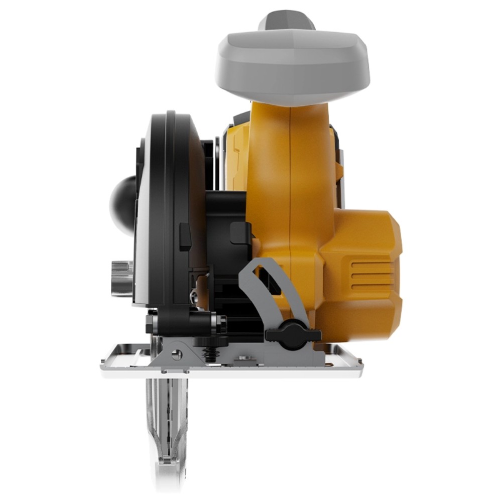 Пила циркулярная Deli YS EDC552Z, 20 В, аккум.,185 мм, до 65 мм, коробка, без з/у и АКБ, желтый