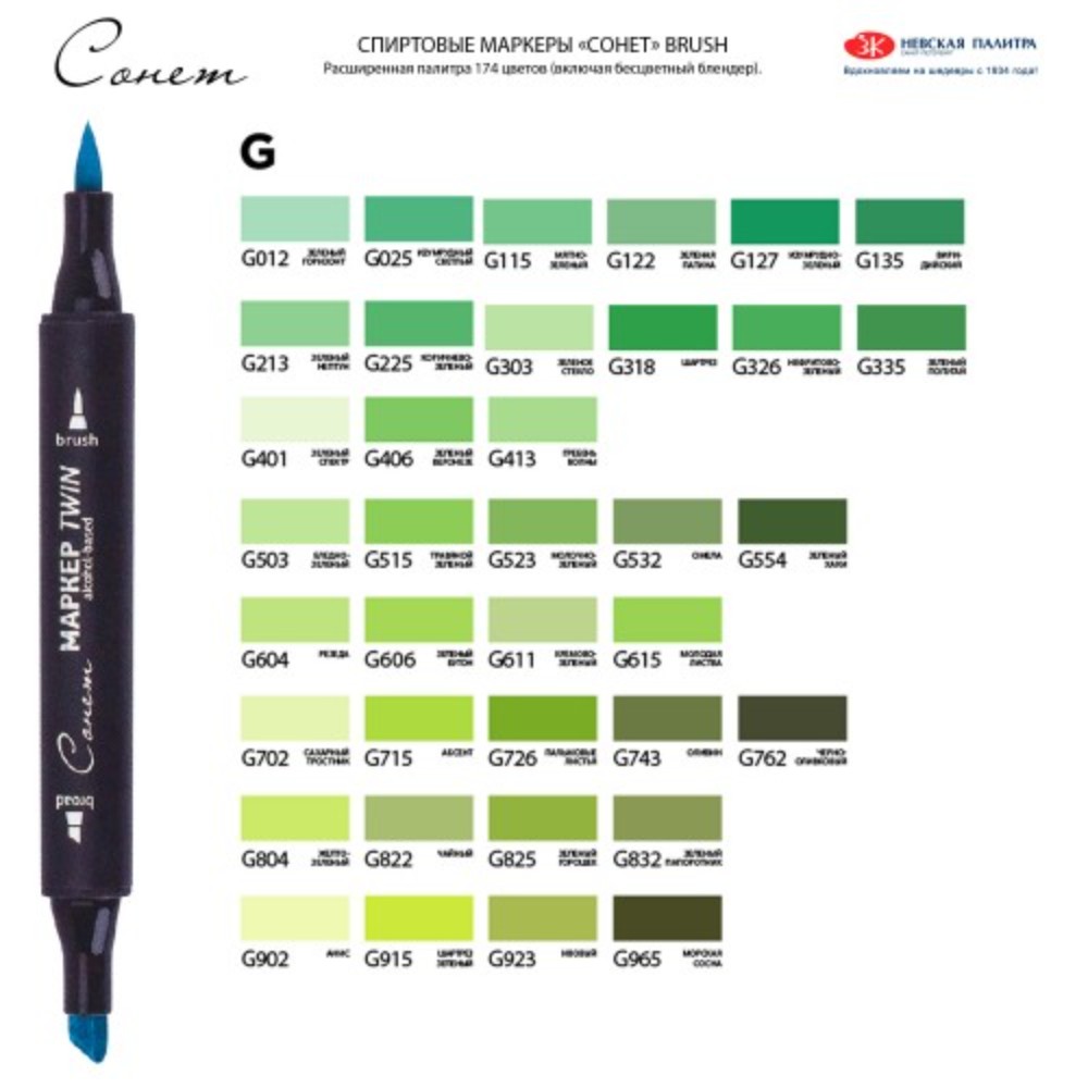 Маркер перманентный 