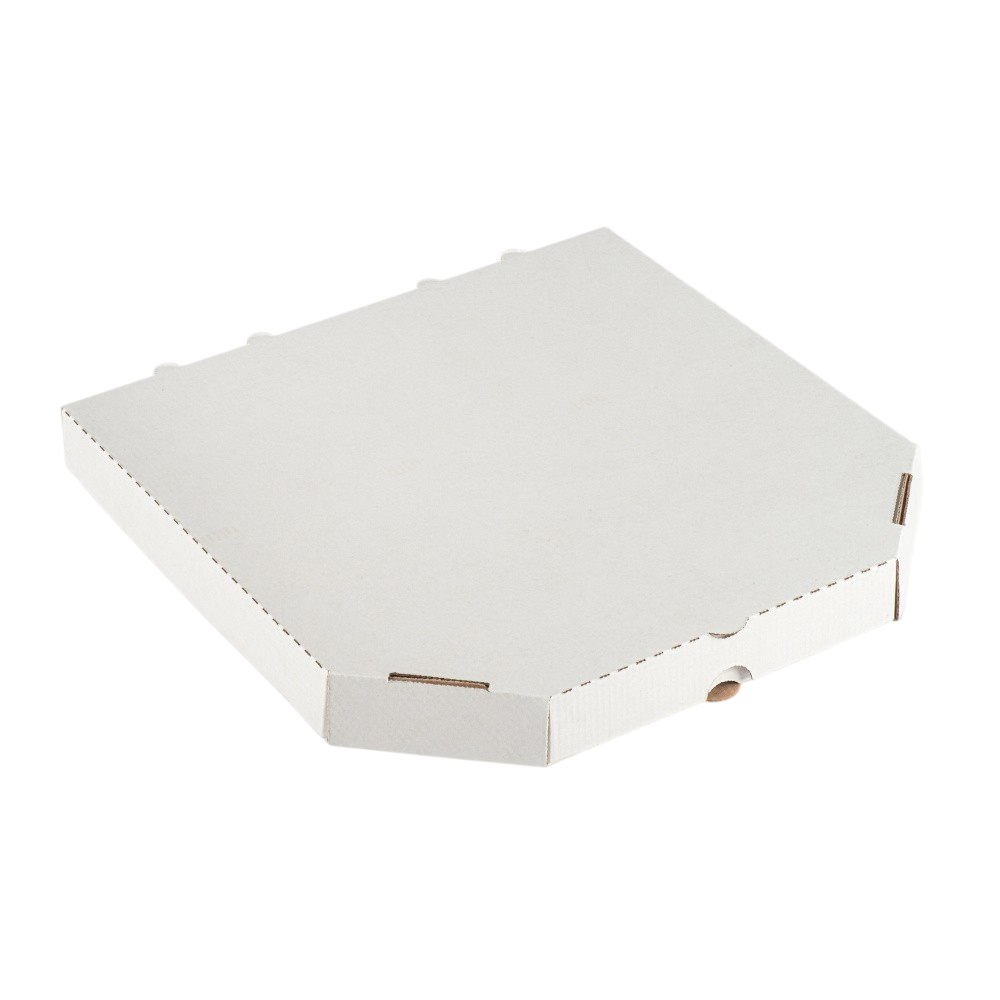 Коробка для пиццы 320х320х30, с косыми углами, 50 шт/упак, белый