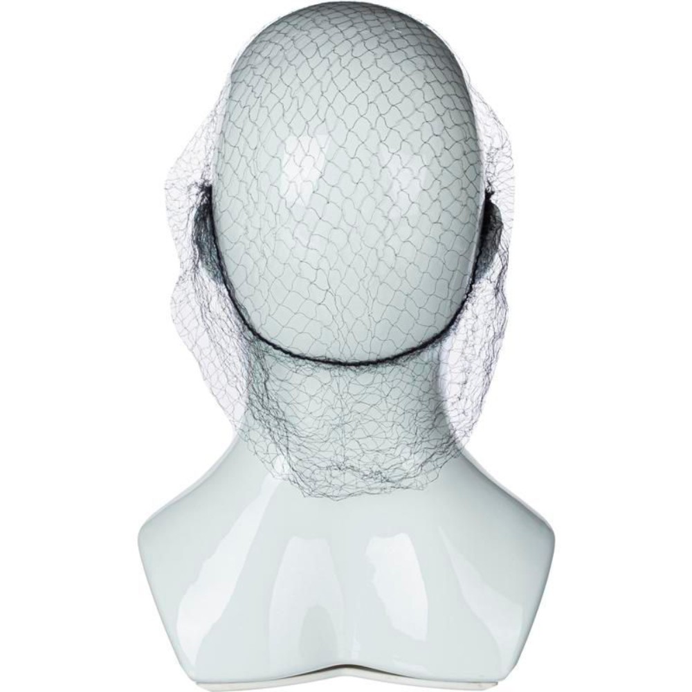 Сетка одноразовая для волос, черный, 100 шт/упак