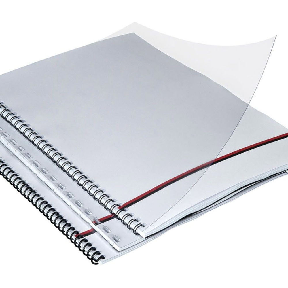 Обложка для переплета YesЛи, A4, пластик, 150 мкм, 100 шт, красный