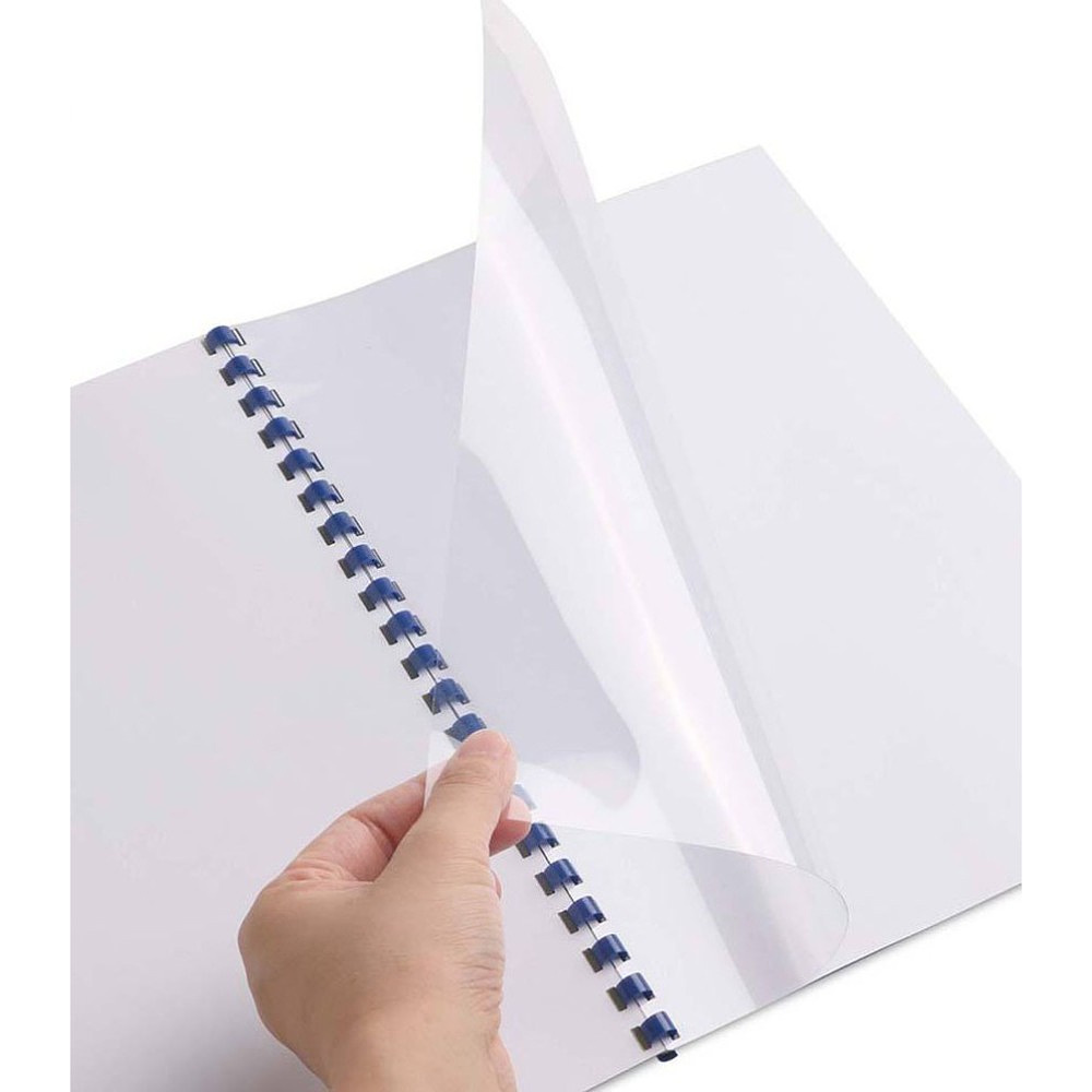 Обложка для переплета YesЛи, A4, пластик, 150 мкм, 100 шт, синий