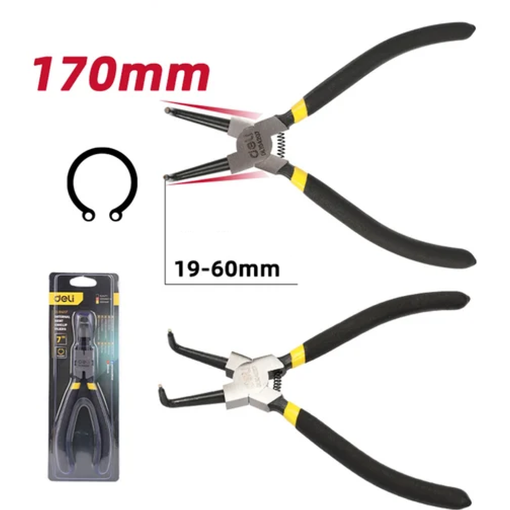 Съемник стопорных колец Deli YS EDL104207, 180 мм