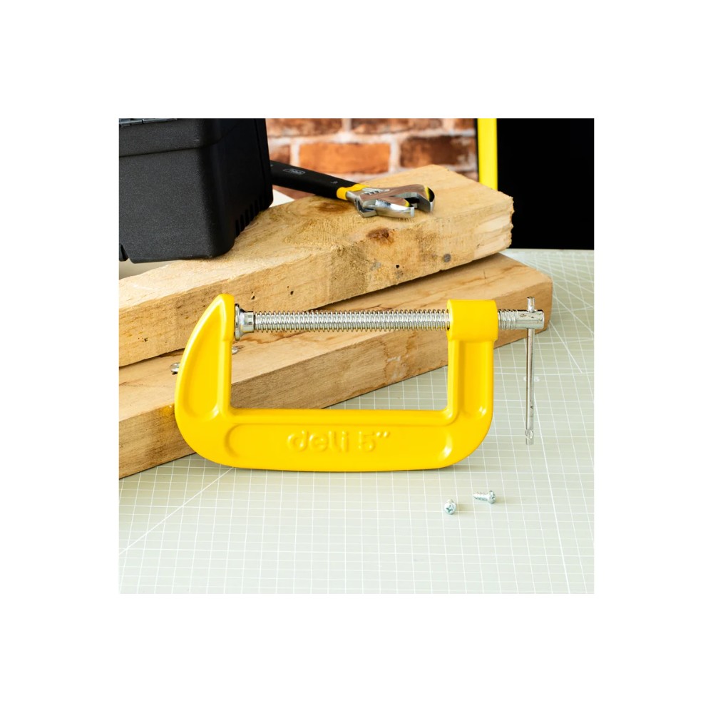 Струбцина G-образная Deli YS EDL-G205, 125 мм