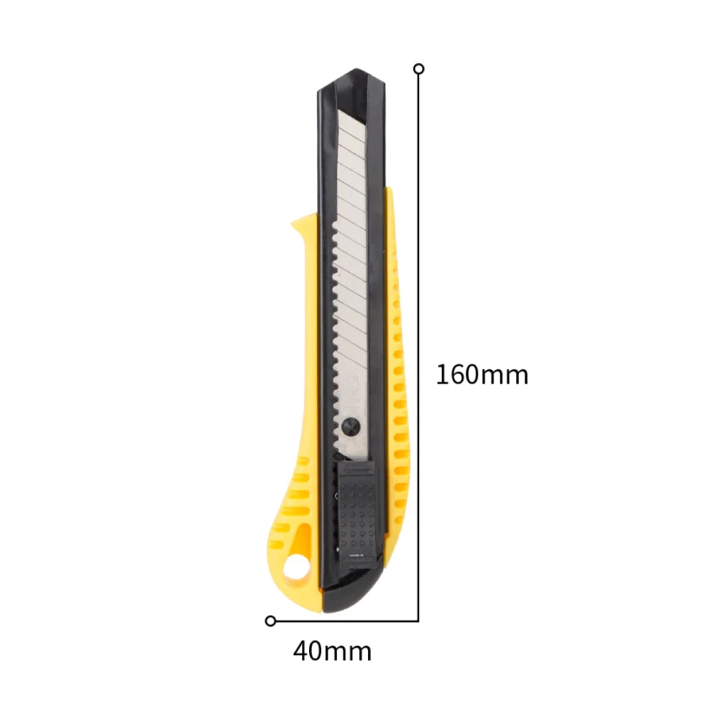 Нож строительный Deli YS EDL003, 18 мм, универсальный