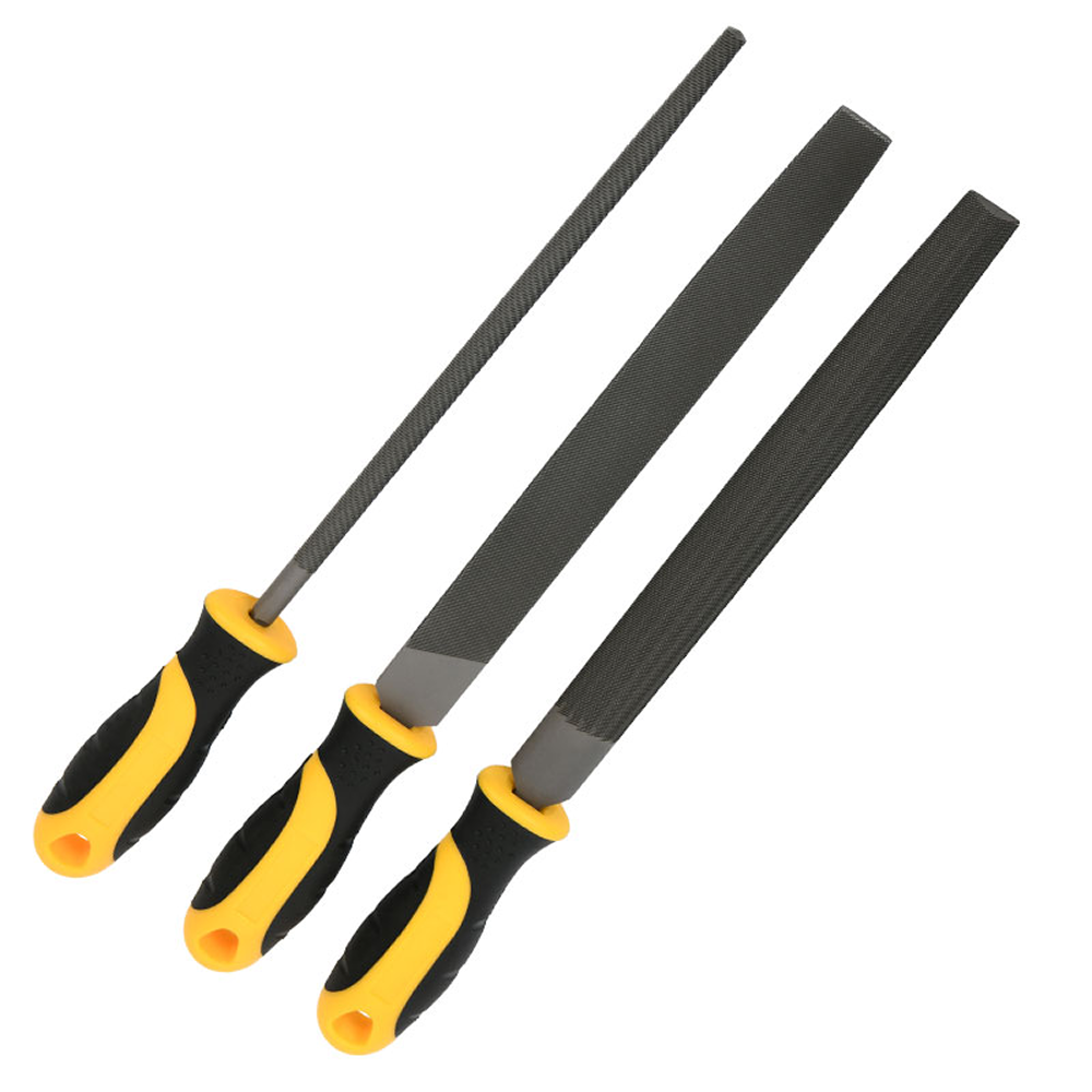 Набор напильников Deli YS EDL353083, 3 шт, 200 мм