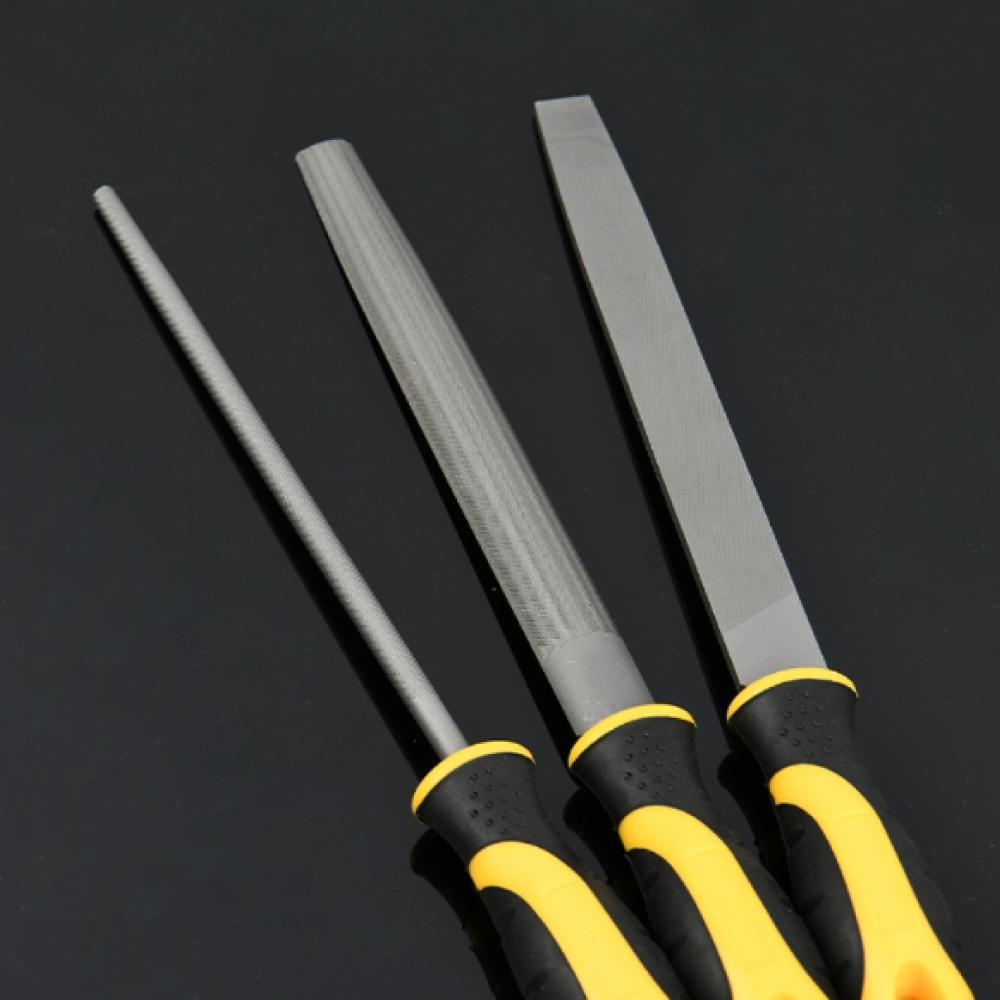 Набор напильников Deli YS EDL353083, 3 шт, 200 мм