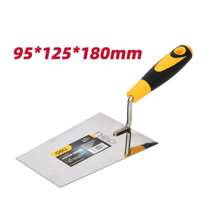 Кельма Deli YS EDL509332, 95 x 125 x 180 мм, 2-х компонентная рукоятка