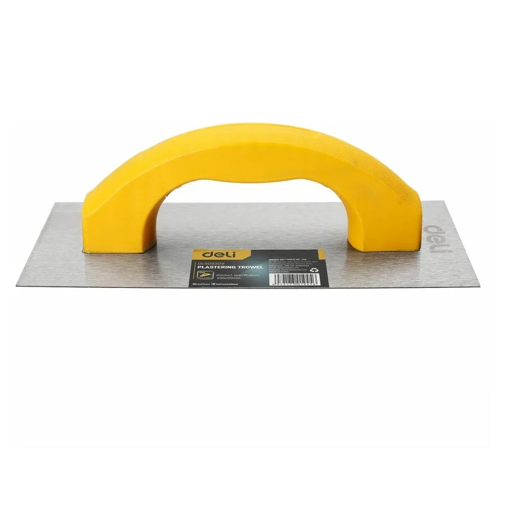 Гладилка Deli YS EDL509309, нержавеющая, 230 x 100 мм, 2-х компонентная рукоятка