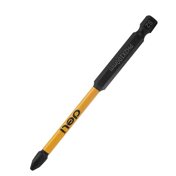 Бита ударная Deli YS EDL251100, 10 шт., PH2 x 100 мм