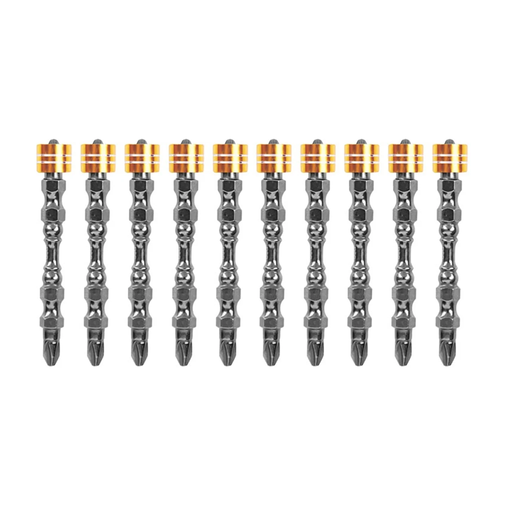 Бита Deli YS EDL255065, с ограничителем, 10 шт., PH2 x 65 мм, для ГКЛ