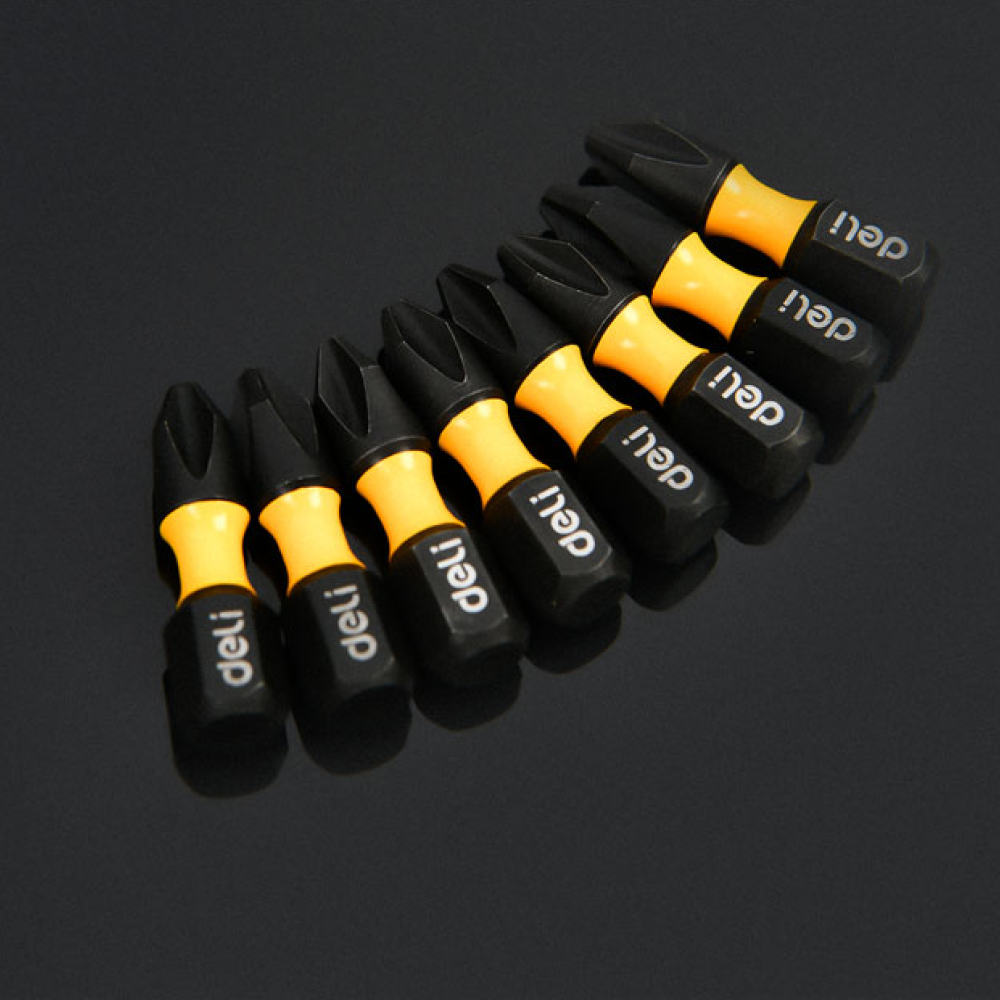 Бита Deli YS EDL251002Z, ударная, 2 шт., PH2 x 25 мм