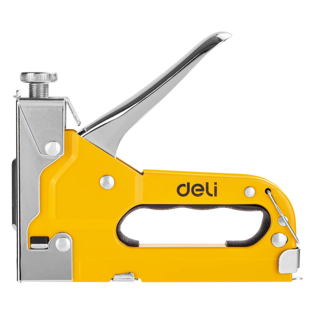 Набор механический степлер и скоборасшиватель Deli YS EDL238105, 3-в-1+ комплект скоб, кейс