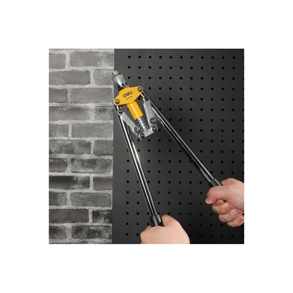 Заклепочник двуручный Deli YS EDL2320, 420 см, 2.4-4.8 мм