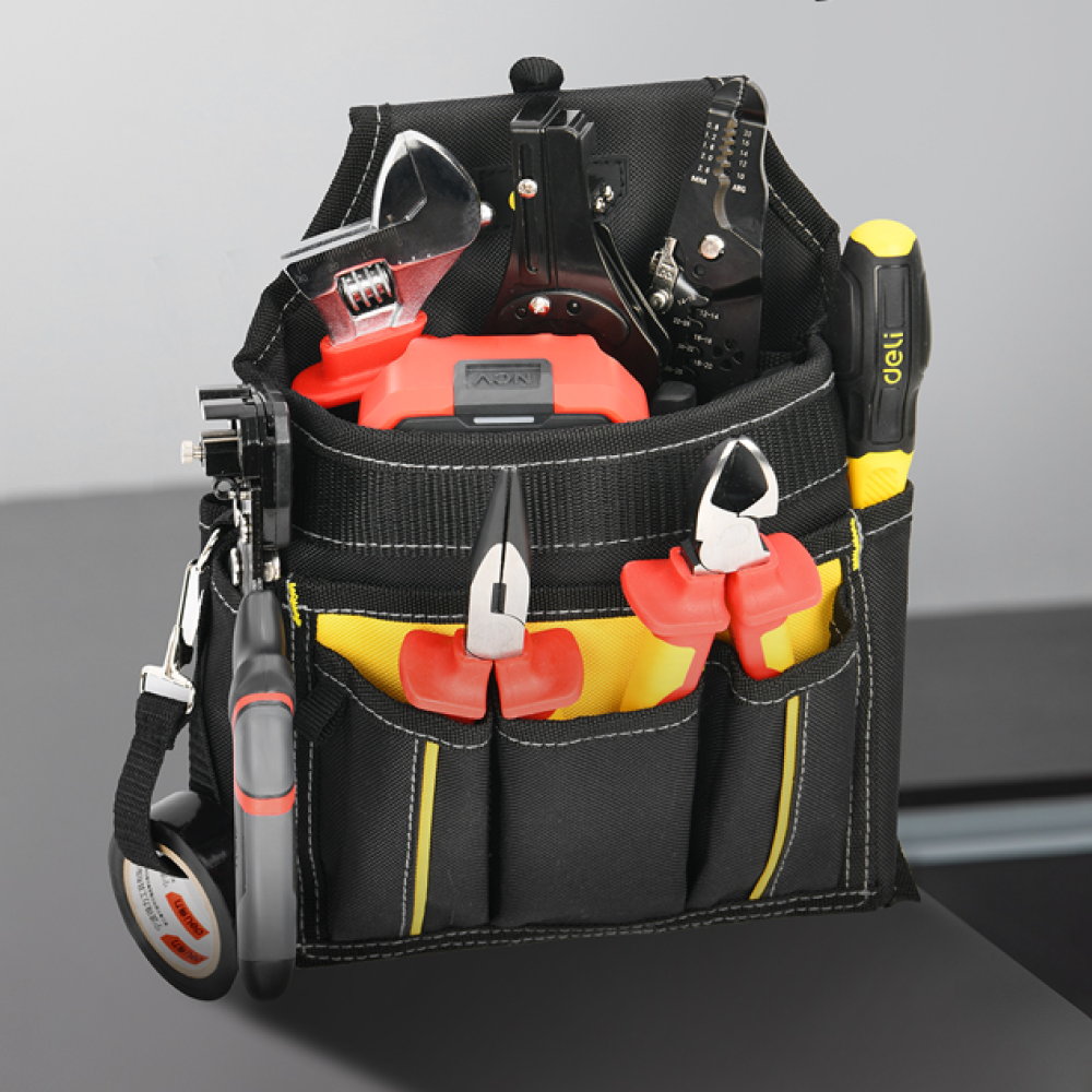Сумка поясная Deli YS DLP08, для инструмента, 6 карманов