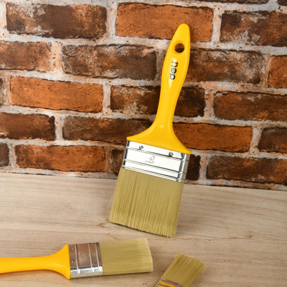 Набор кистей Deli YS EDL509157, малярных, 25/50/75 мм, смешанная щетина, 3 шт