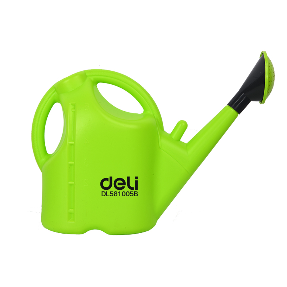 Лейка Deli GS EDL581005B, пластмассовая, 5 л, зеленая