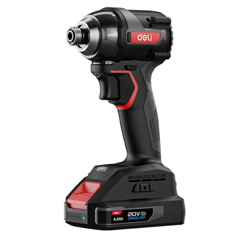 Аккумуляторный винтоверт Deli RS EDE-QZ20-1A4, 20 В, 200 Нм, 1 АКБ, 4 Ач, З/У 2А, коробка