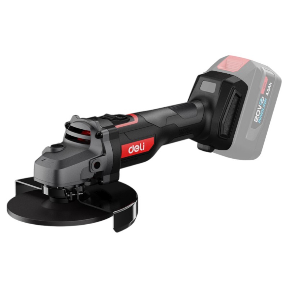 Шлифмашина угловая Deli RS EDE-JM20-2, без аккумуляторов и ЗУ