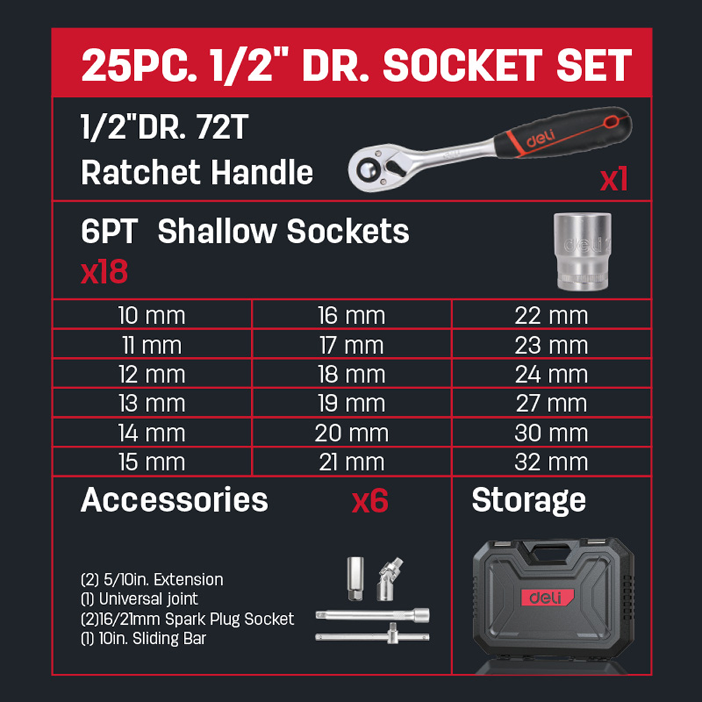 Набор инструмента 1/2