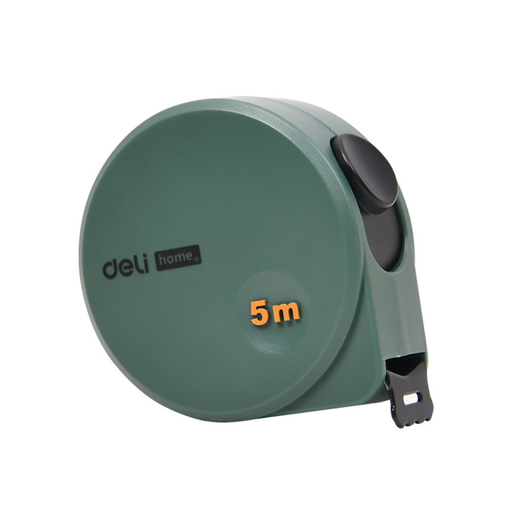 Рулетка Deli HS EHT8519L, 5 м х 19 мм, Soft Touch, зеленый