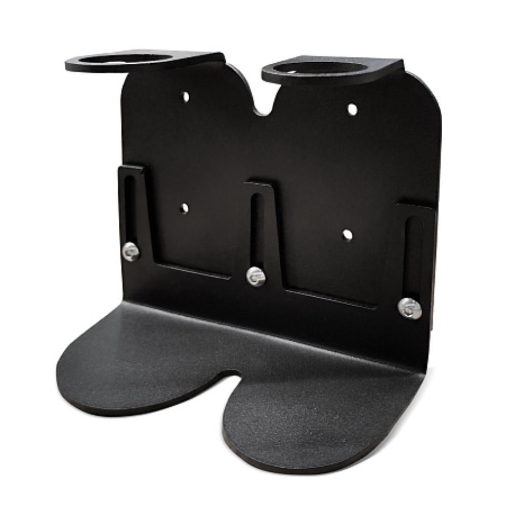 Держатель настенный Grass для флакона, 0,3 л двойной, черный