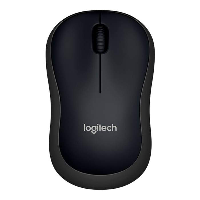 Мышь Logitech B220, беспроводная, USB, черный