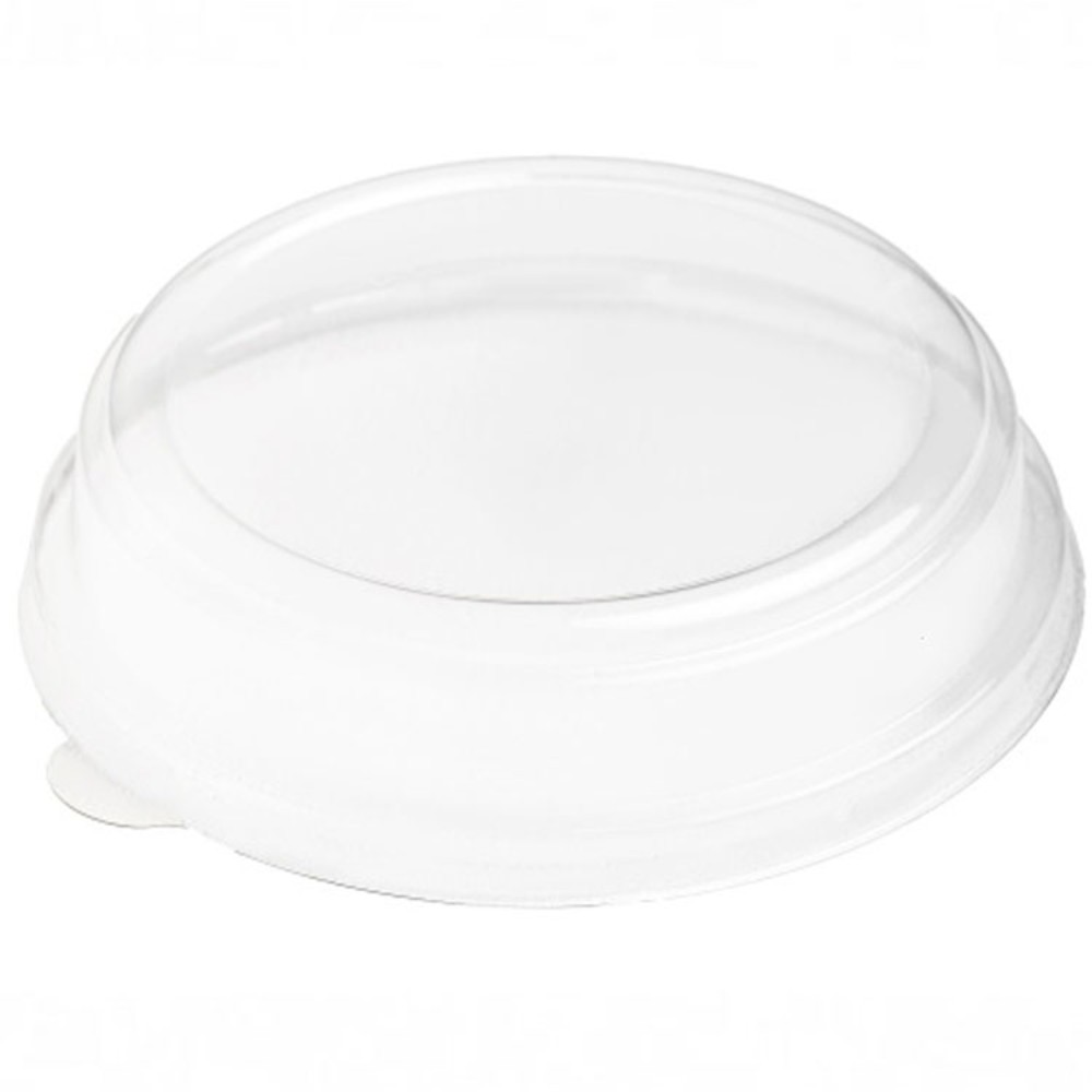 Крышка пластиковая для контейнера, d 128/154(150)×38, купольная, 45 шт/упак