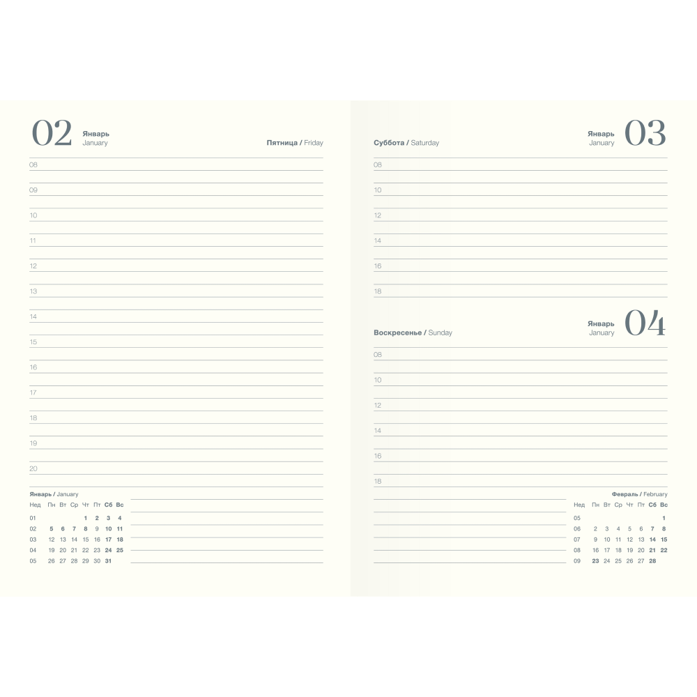 Ежедневник датированный 